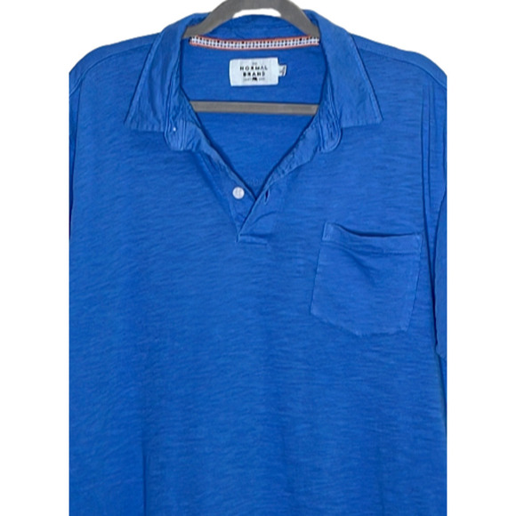 THE NORMAL BRAND‎ MEN'S POLO SHIRT SIZE L 100% COTTON - Picture 3 of 8